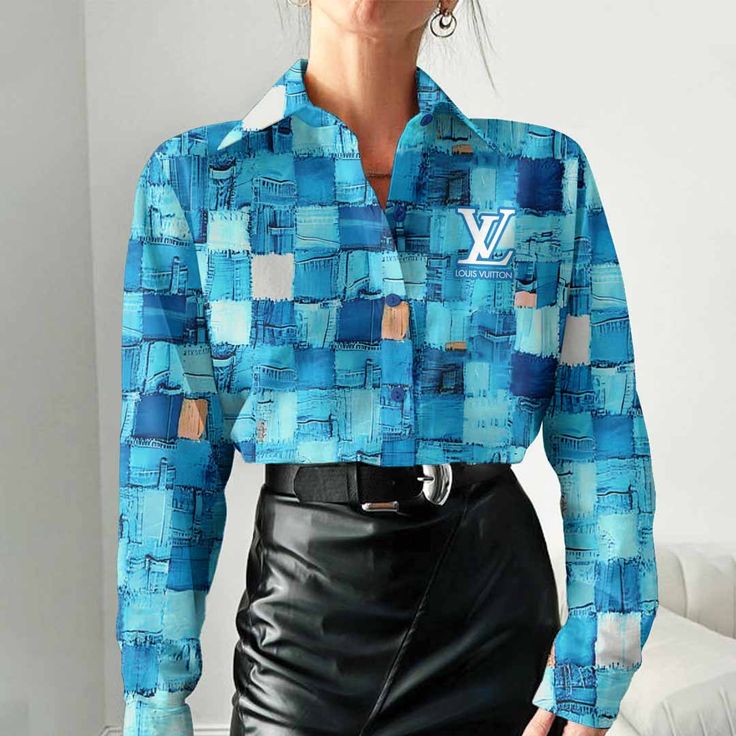 Louis Vuitton Best Selling Limited Edition 2025 Luxury Women Casual Shirt - Lux081