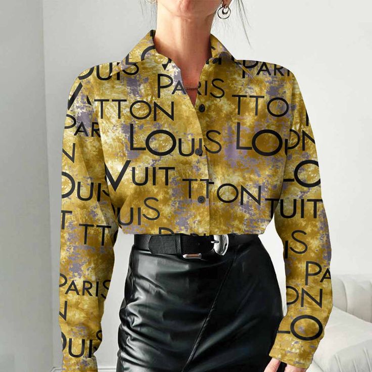 Louis Vuitton Best Selling Limited Edition 2025 Luxury Women Casual Shirt - Lux074