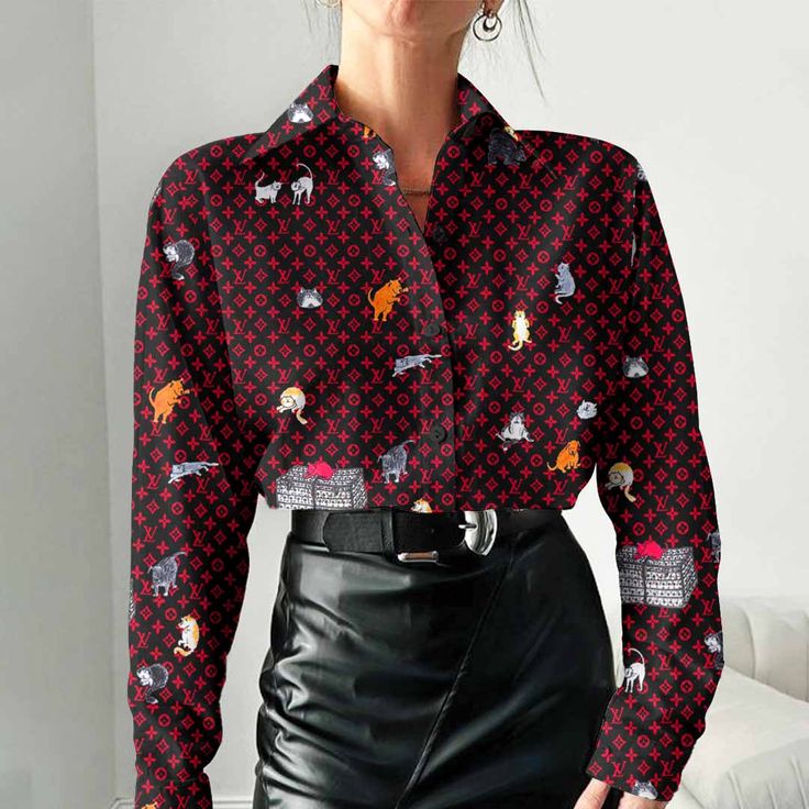 Louis Vuitton Best Selling Limited Edition 2025 Luxury Women Casual Shirt - Lux086