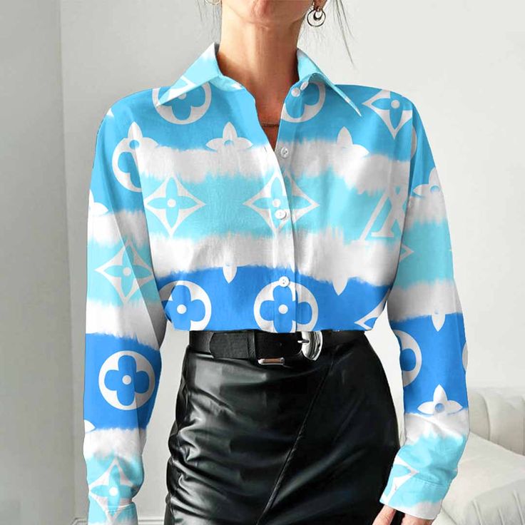 Louis Vuitton Best Selling Limited Edition 2025 Luxury Women Casual Shirt Lux 113