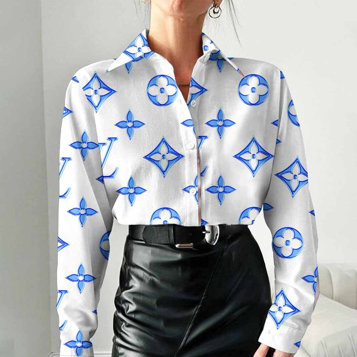 Louis Vuitton Best Selling Limited Edition 2025 Luxury Women Casual Shirt - Lux097