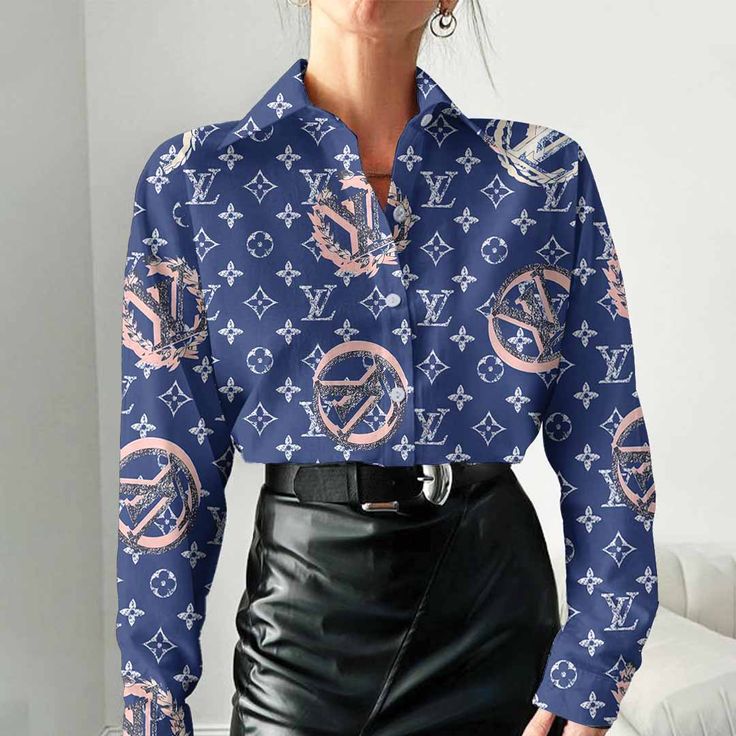 Louis Vuitton Best Selling Limited Edition 2025 Luxury Women Casual Shirt For Mom