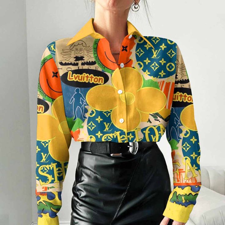 Louis Vuitton Best Selling Limited Edition 2025 Luxury Women Casual Shirt - Lux102
