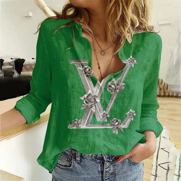 Louis Vuitton Female Women Casual Shirts Limited Edition Gift For Daughter From Dad