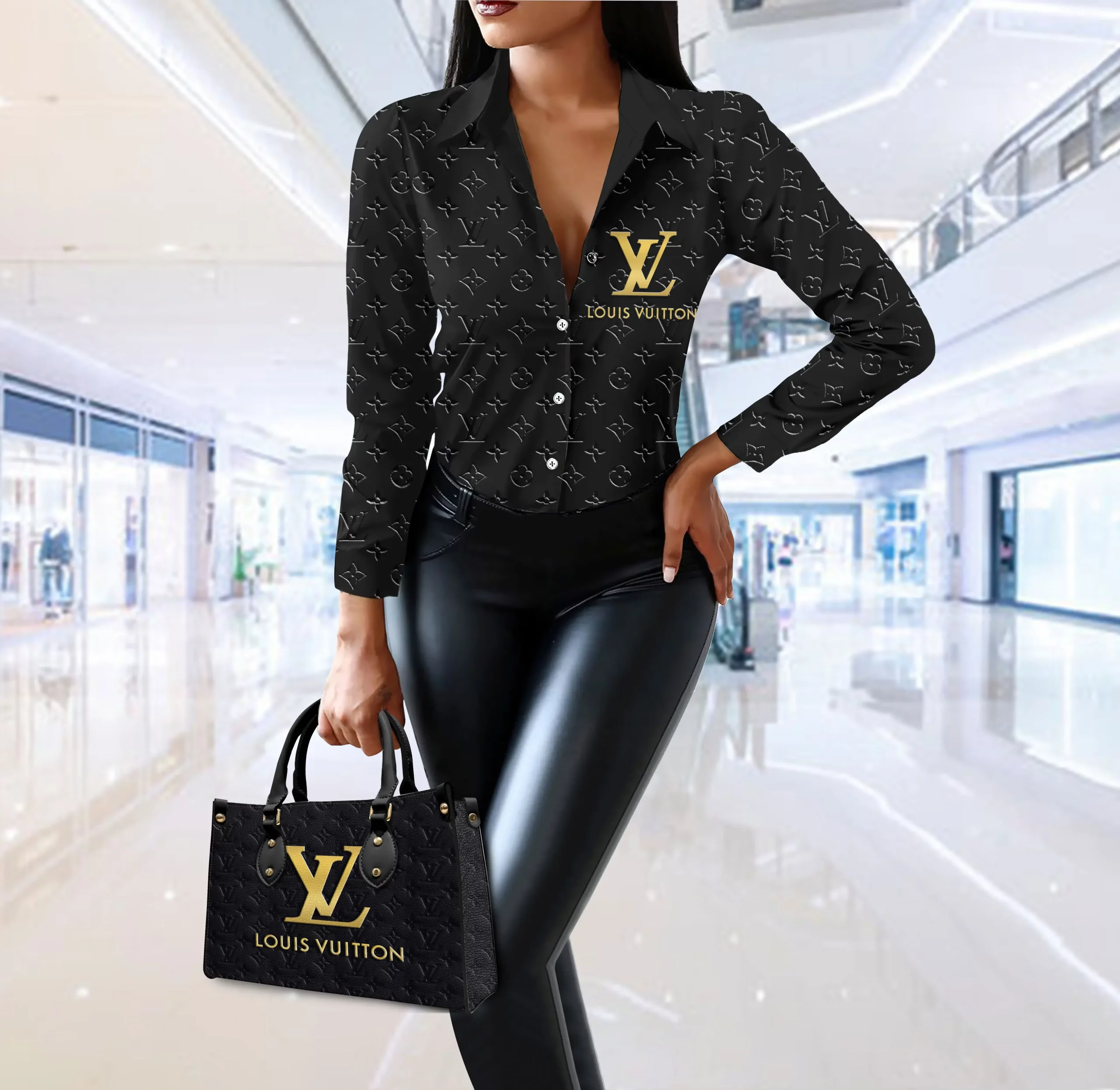 Louis Vuitton Limited Edition Casual Shirt For Women - Lux469