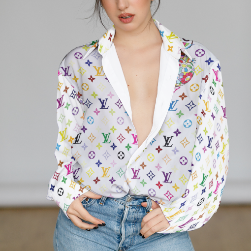Louis Vuitton Limited Edition Premium Casual Shirt For Women - Lux450