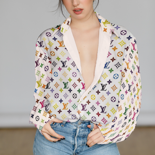 Louis Vuitton Limited Edition Premium Casual Shirt For Women - Lux448