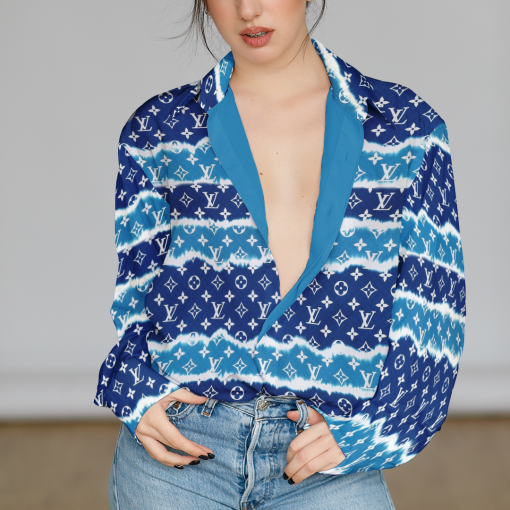 Louis Vuitton Limited Edition Premium Casual Shirt For Women - Lux457