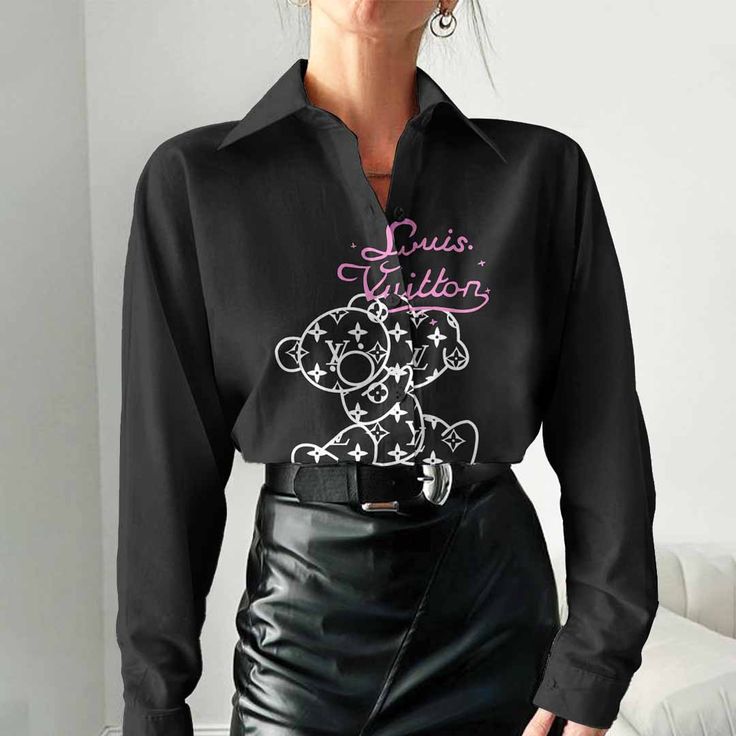 New Louis Vuitton Best Selling Limited Edition 2025 Luxury Women Casual Shirt