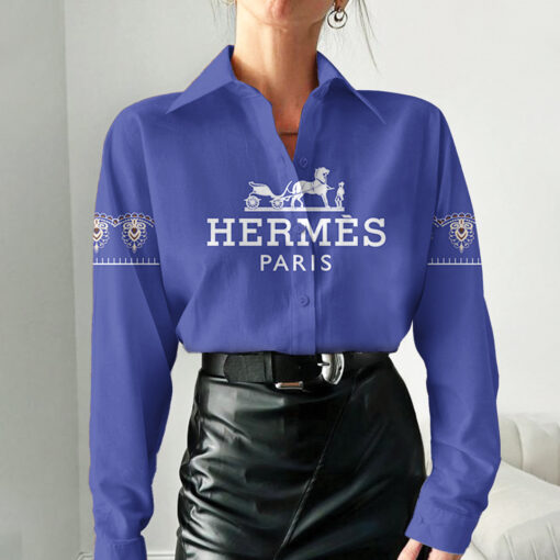 Luxury Hermes 3D Women'S Casual Shirt, Best Selling Limited Edition 2025 Lux 292