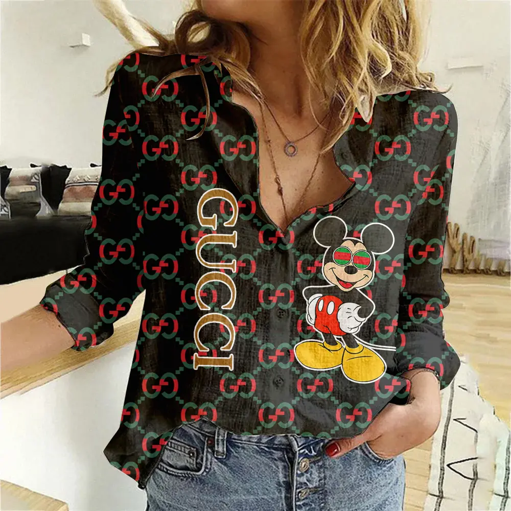 Mickey Gucci Shirt Limited Edition Gucci Women Limited Shirt Luxury