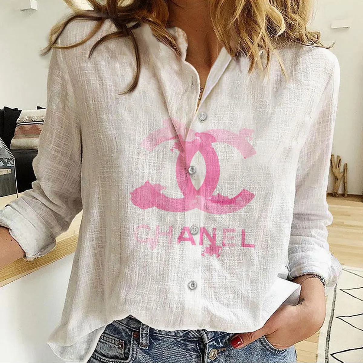 Premium Chanel Monogram Limited Women Casual Shirt - Lux432