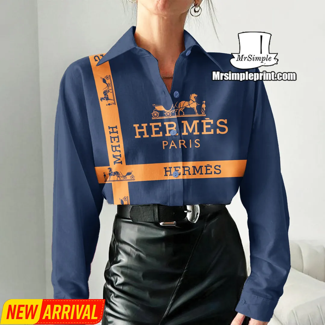 Premium Hermes Casual Shirt For Women 2025 - Lux270