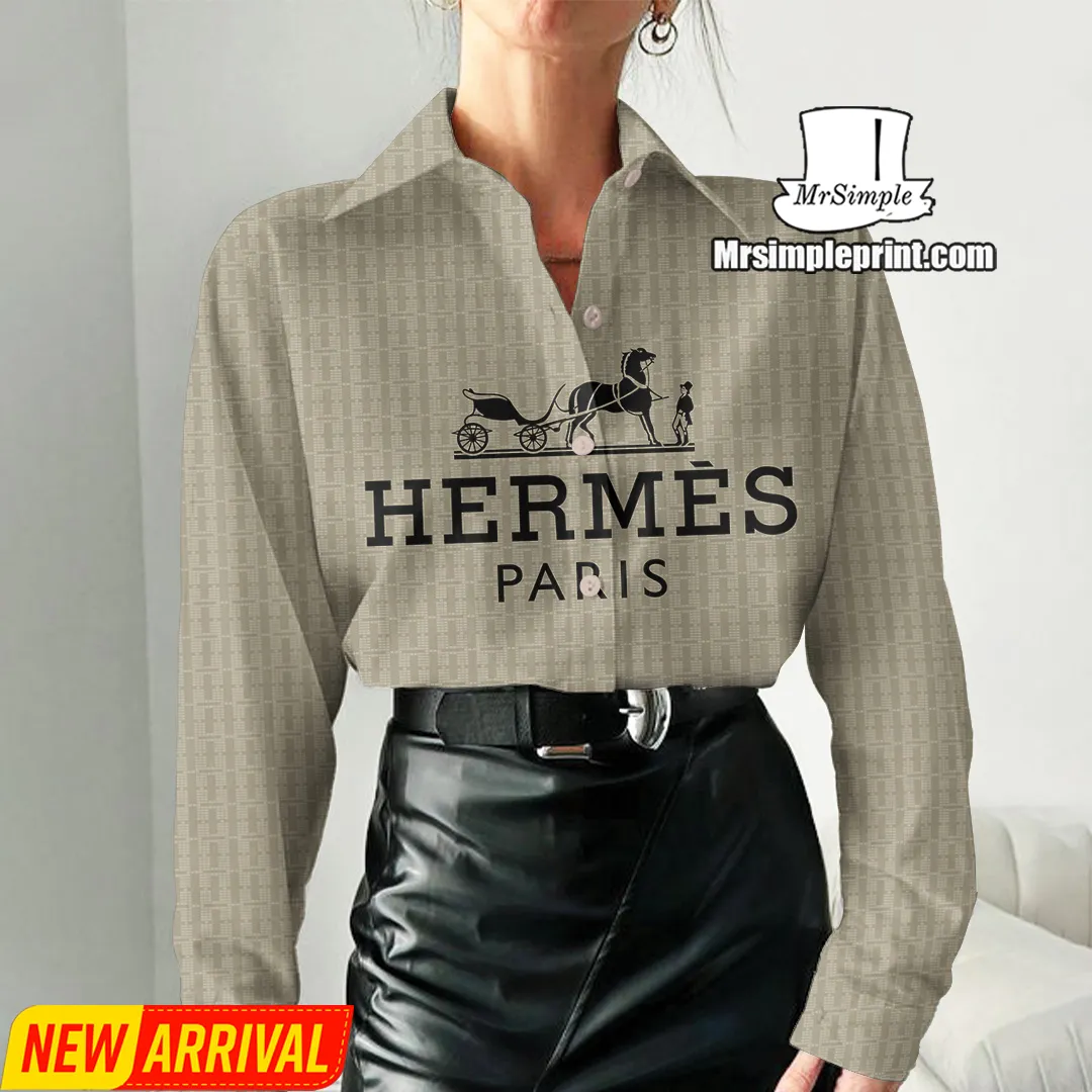 Premium Hermes Casual Shirt For Women 2025 - Lux268
