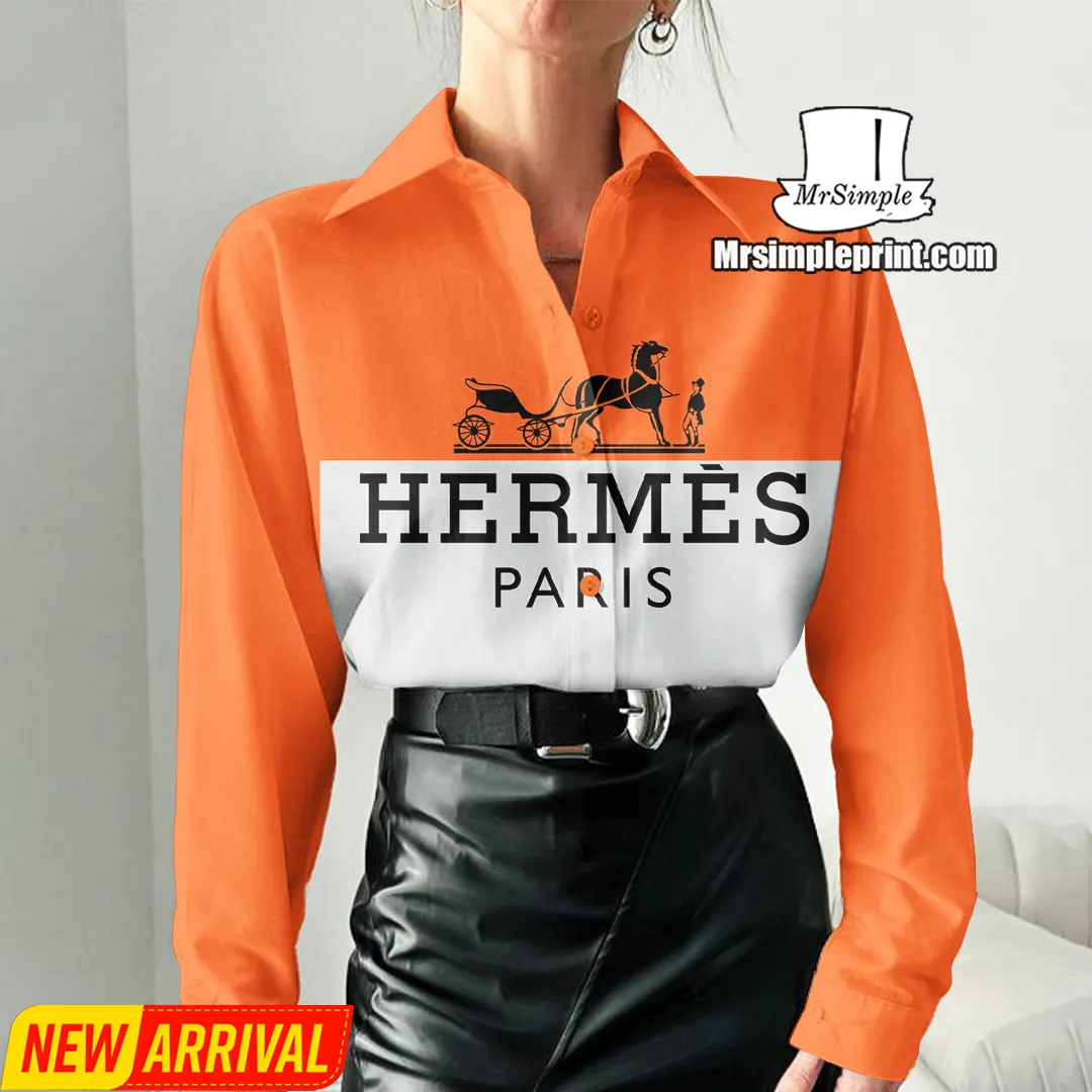 Premium Hermes Casual Shirt For Women 2025 - Lux277