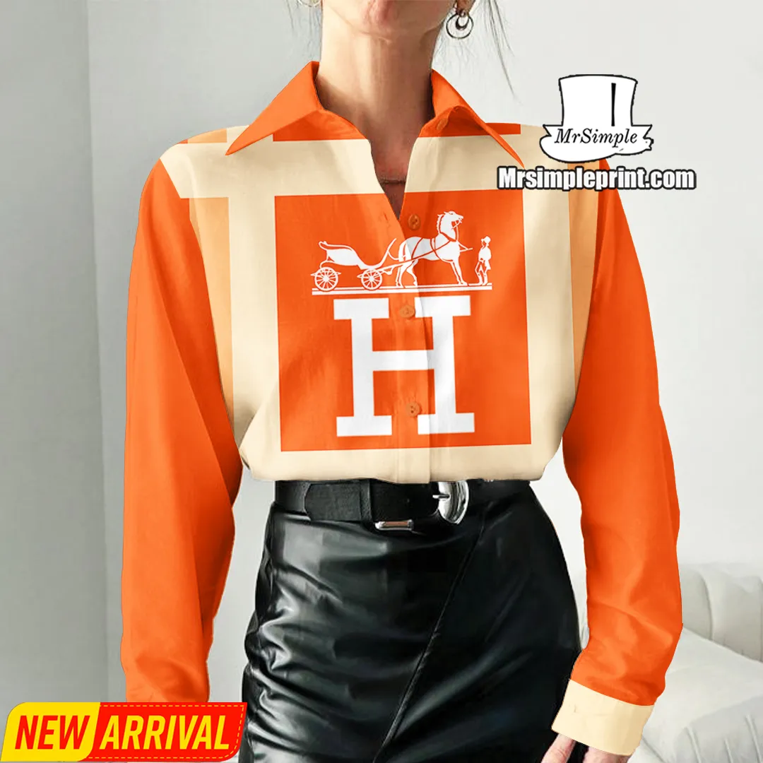 Premium Hermes Casual Shirt For Women 2025 - Lux272
