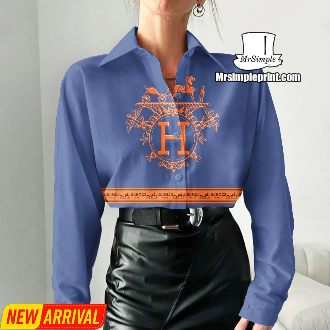 Premium Hermes Casual Shirt For Women 2025 - Lux271