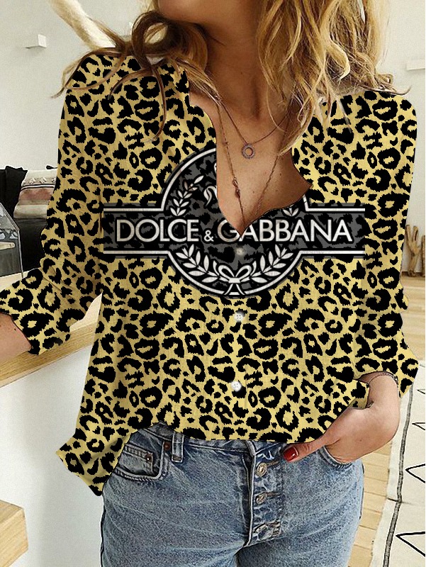 Premium D&G Monogram Limited Women Casual Shirt - Lux329