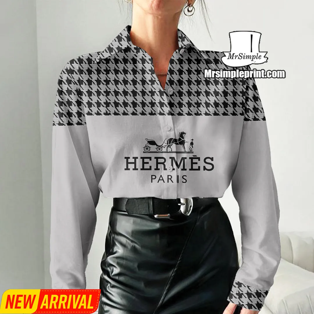 Premium Hermes Casual Shirt For Women 2025 - Lux273
