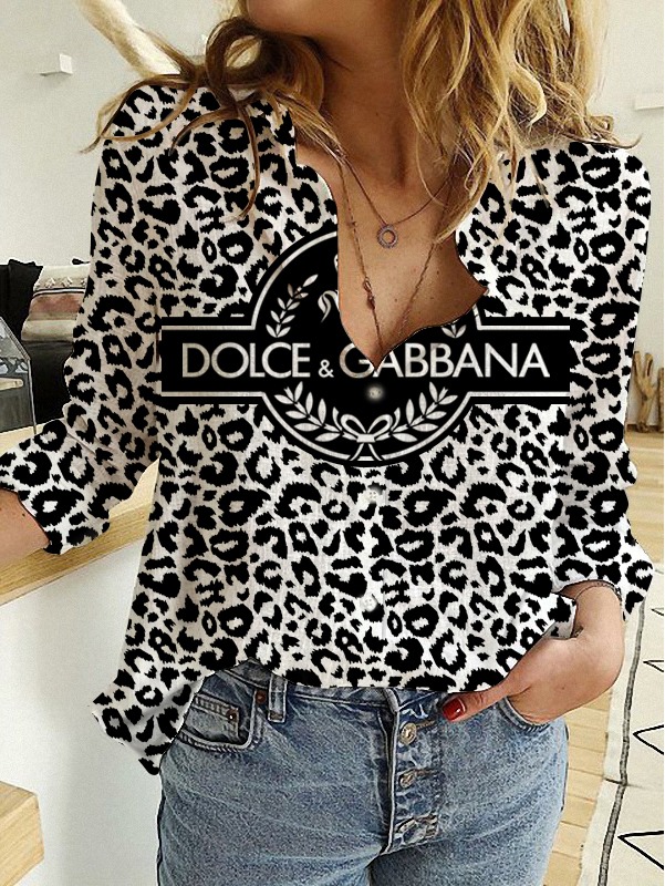 Premium D&G Monogram Limited Women Casual Shirt - Lux328