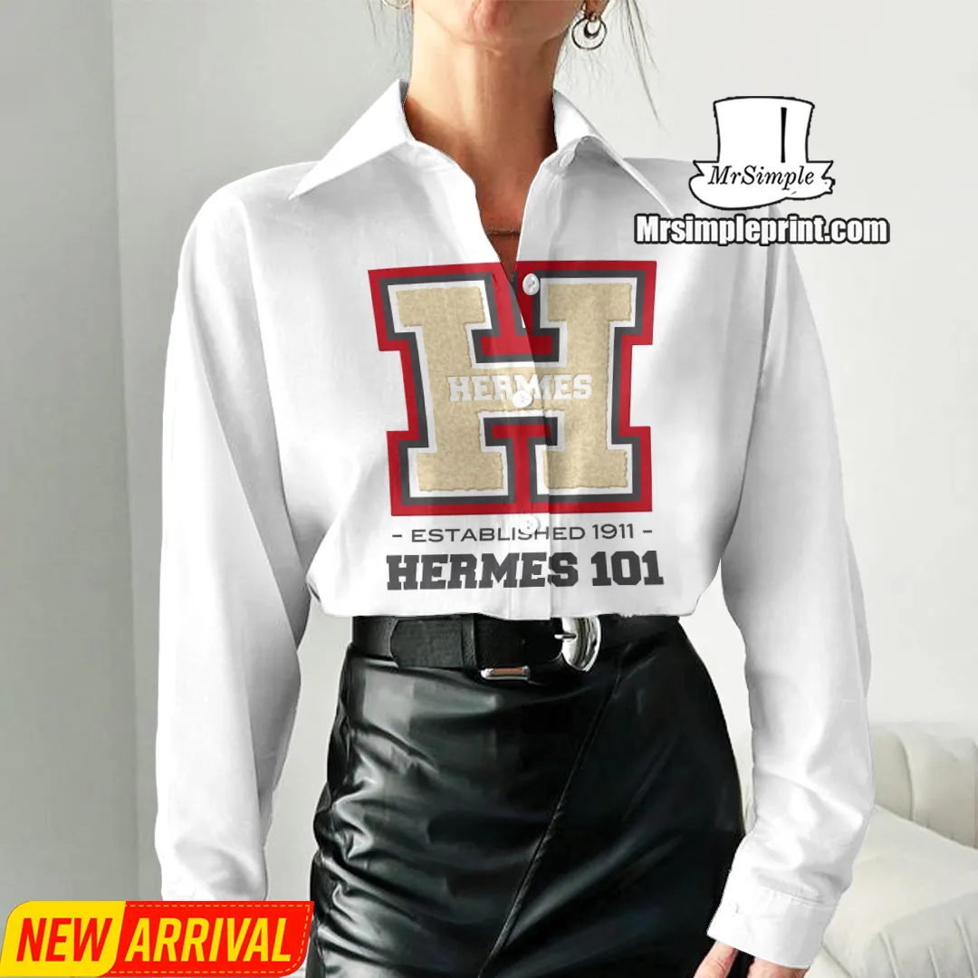 Premium Hermes Casual Shirt For Women 2025 - Lux281