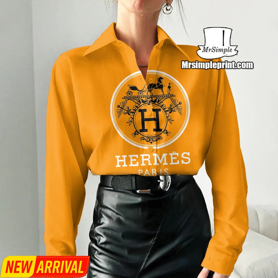 Premium Hermes Casual Shirt For Women 2025 - Lux293