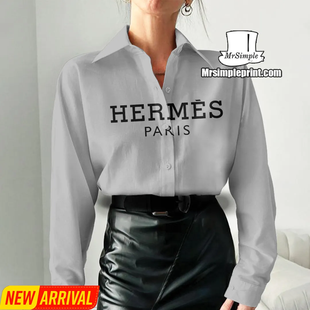 Premium Hermes Casual Shirt For Women 2025 - Lux290