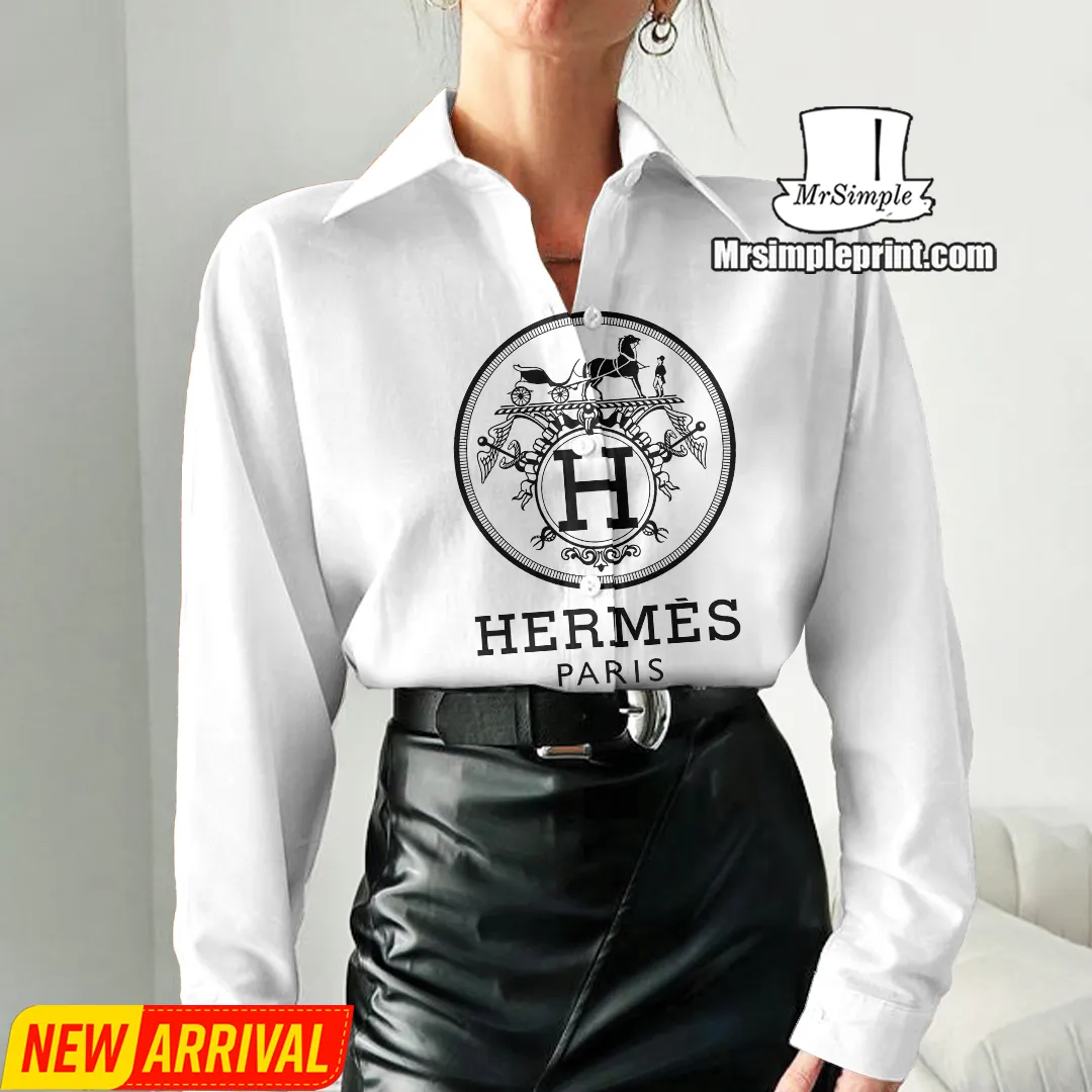 Premium Hermes Casual Shirt For Women 2025 - Lux294
