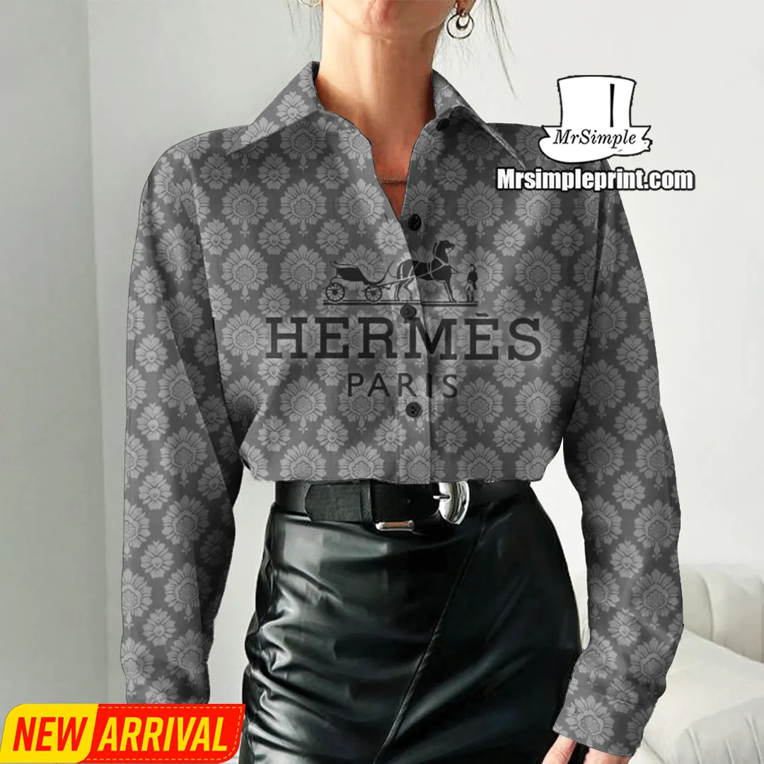 Premium Hermes Casual Shirt For Women 2025 - Lux284