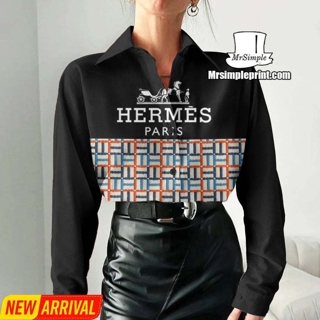 Premium Hermes Casual Shirt For Women 2025 - Lux285