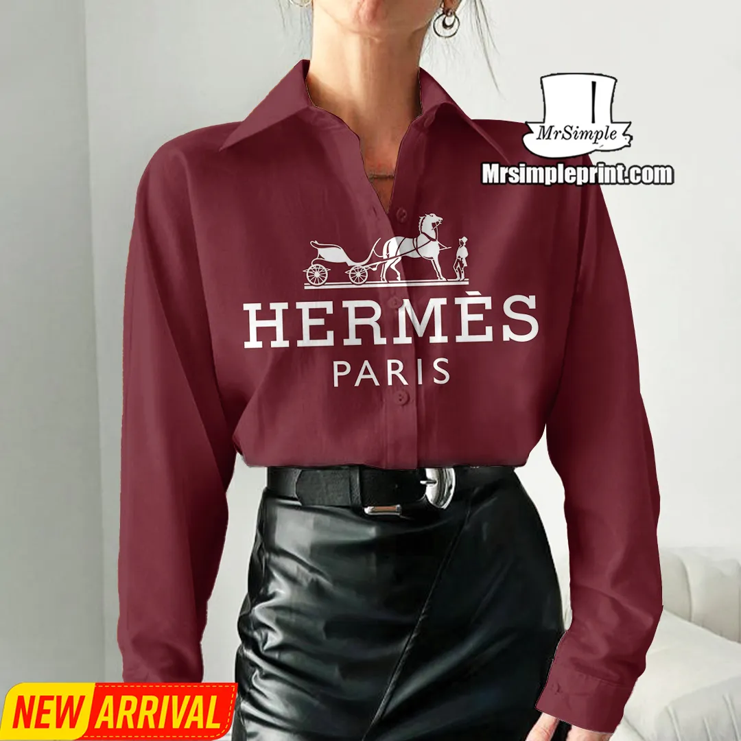 Premium Hermes Casual Shirt For Women 2025 - Lux289