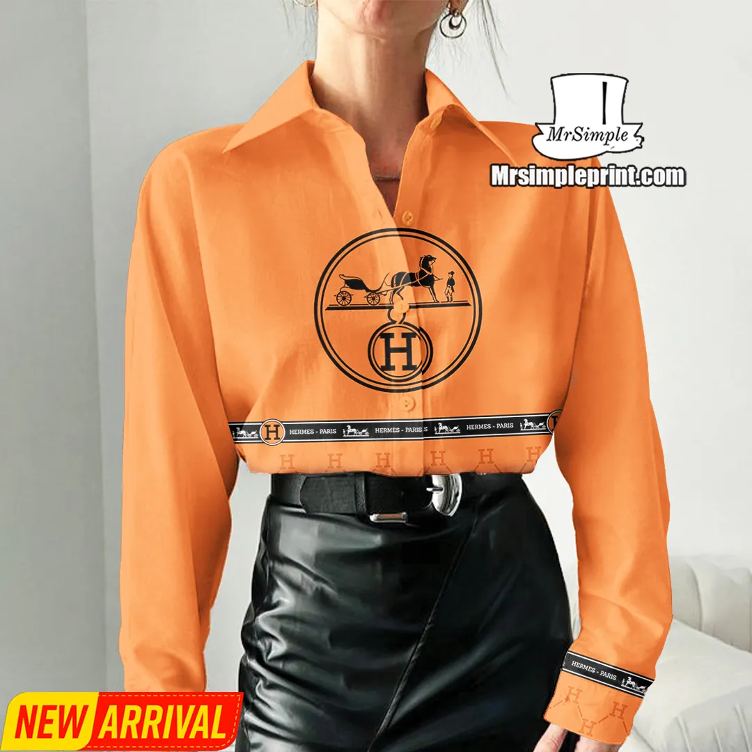 Premium Hermes Casual Shirt For Women 2025 - Lux299