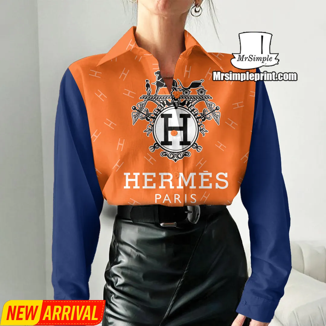 Premium Hermes Casual Shirt For Women 2025 - Lux297