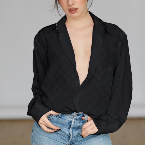 Premium Louis Vuitton Casual Shirt For Women Dn169805