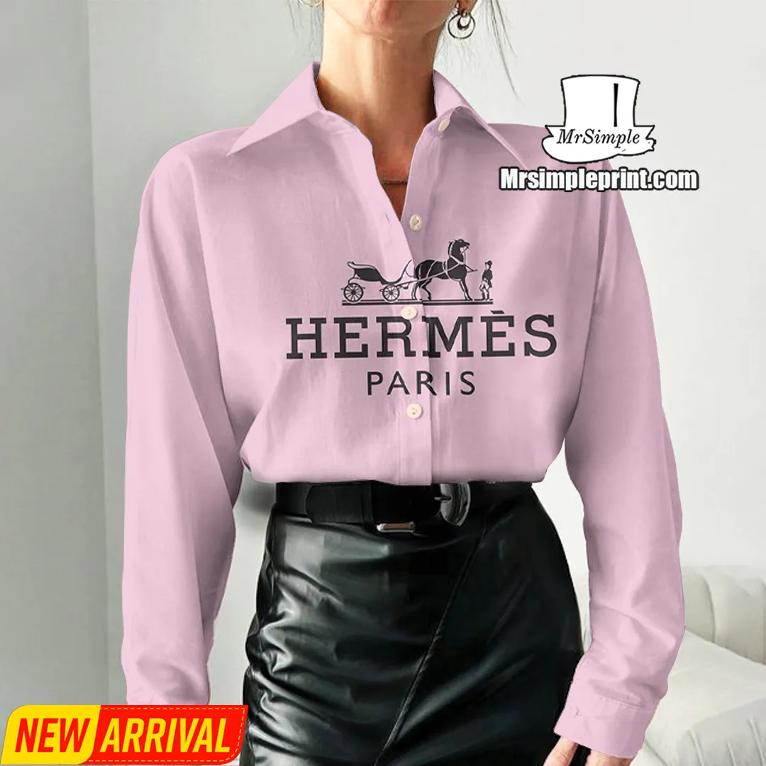 Premium Hermes Casual Shirt For Women 2025 - Lux303