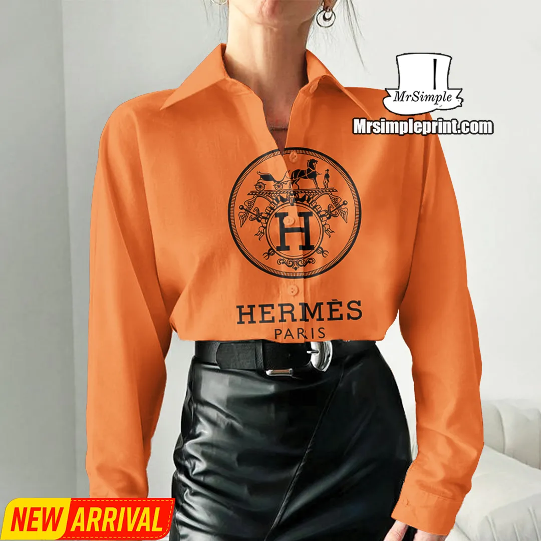 Premium Hermes Casual Shirt For Women 2025 - Lux310