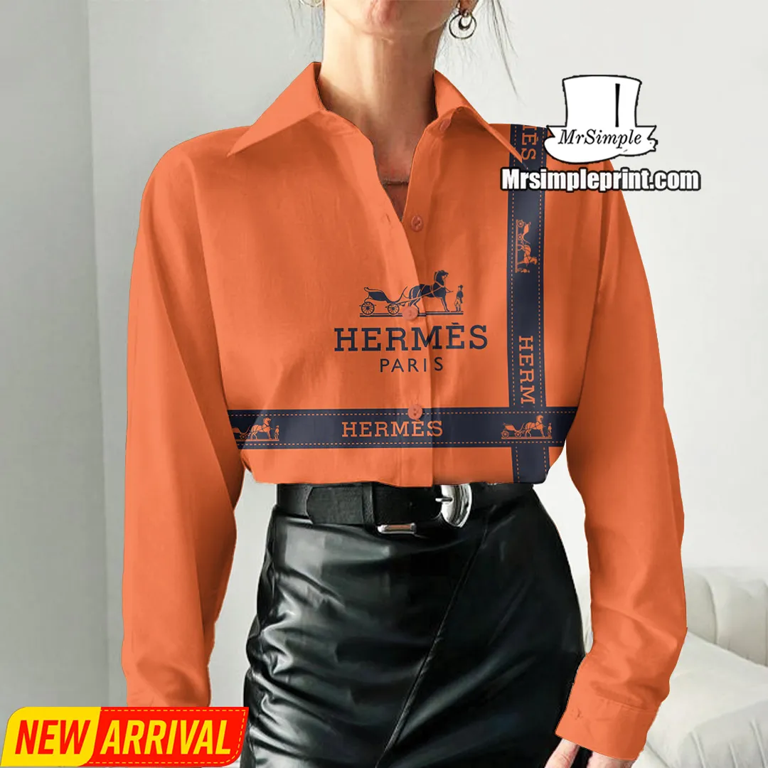 Premium Hermes Casual Shirt For Women 2025 - Lux308