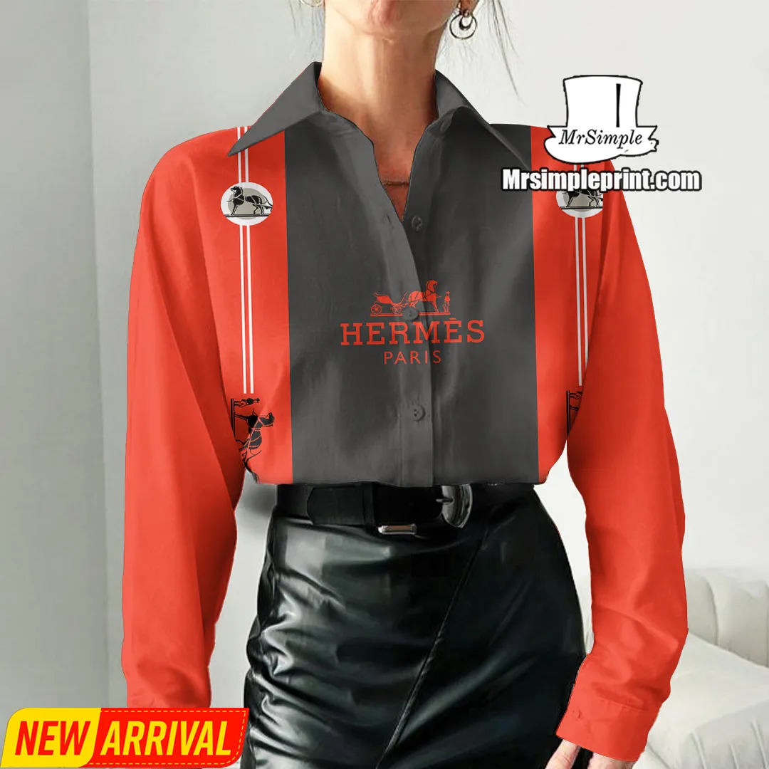 Premium Hermes Casual Shirt For Women 2025 - Lux302