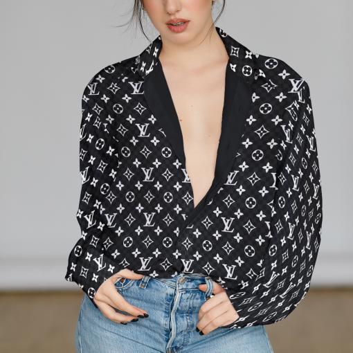 Premium Louis Vuitton Casual Shirt For Women Dn169807