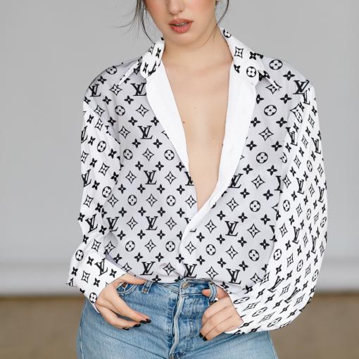 Premium Louis Vuitton Casual Shirt For Women Dn169830