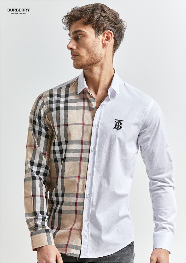Burberry Long Sleeve Button Shirt For Men 11