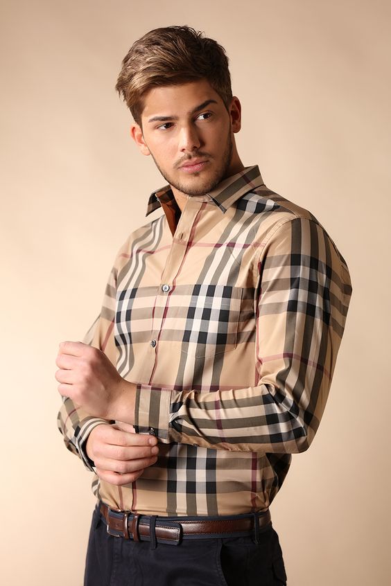Burberry Long Sleeve Button Shirt For Men 1