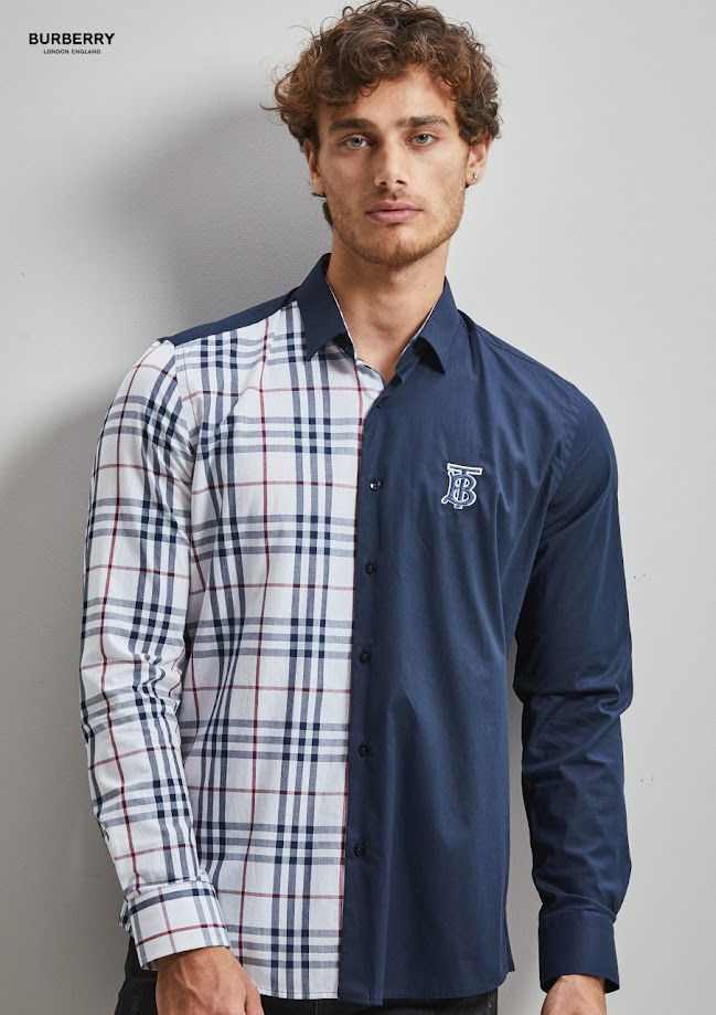 Burberry Long Sleeve Button Shirt For Men 12