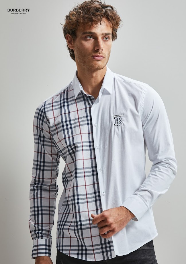 Burberry Long Sleeve Button Shirt For Men 13
