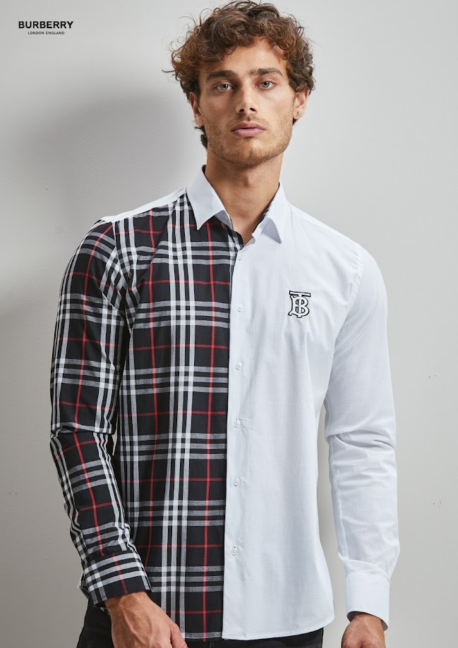 Burberry Long Sleeve Button Shirt For Men 14