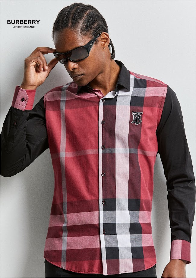 Burberry Long Sleeve Button Shirt For Men 36