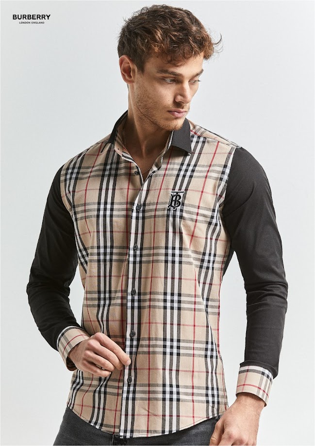 Burberry Long Sleeve Button Shirt For Men 31