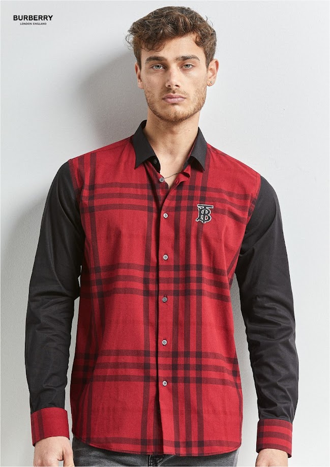 Burberry Long Sleeve Button Shirt For Men 32