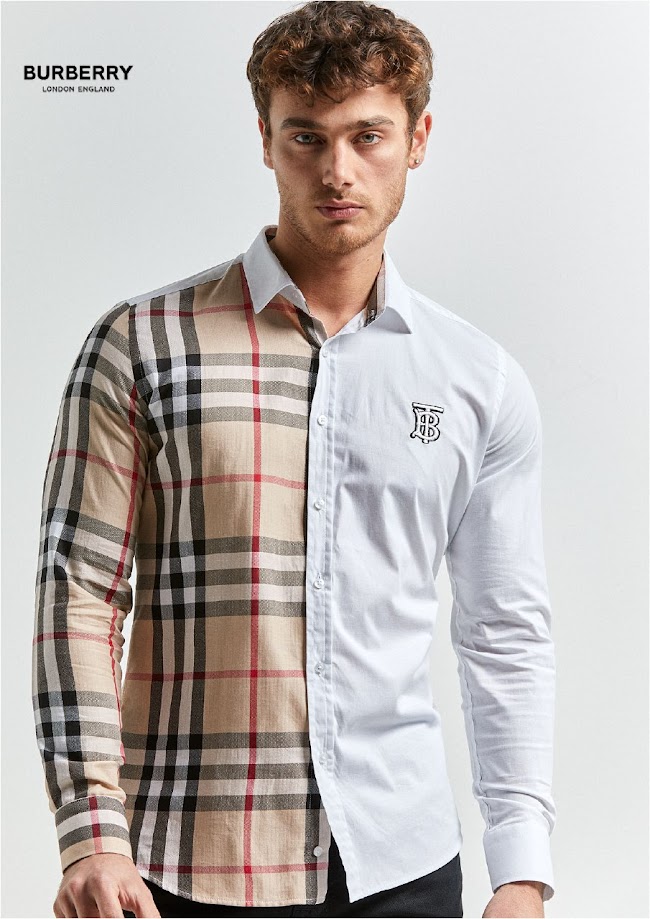 Burberry Long Sleeve Button Shirt For Men 23