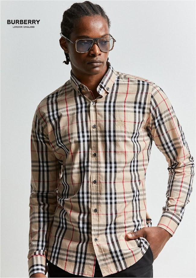 Burberry Long Sleeve Button Shirt For Men 26